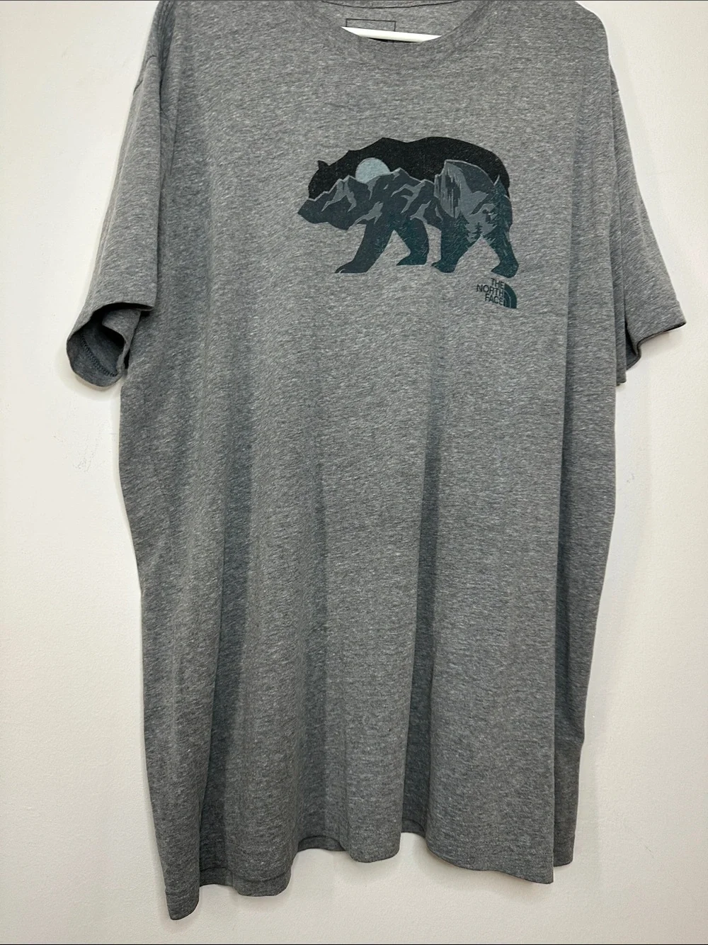 The North Face Men's Gray Graphic Bear T-Shirt size XXL